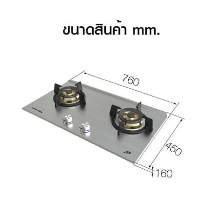 เตาฝังแก๊ส LUCKY FLAME LBS-972 76 ซม._5