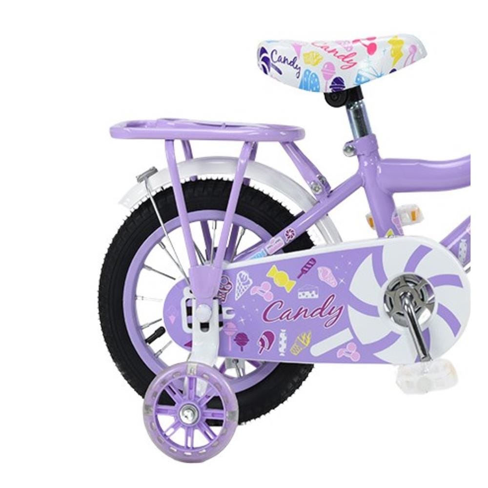 จักรยานเด็ก 12 นิ้ว JOY BICYCLE CANDY สีม่วง