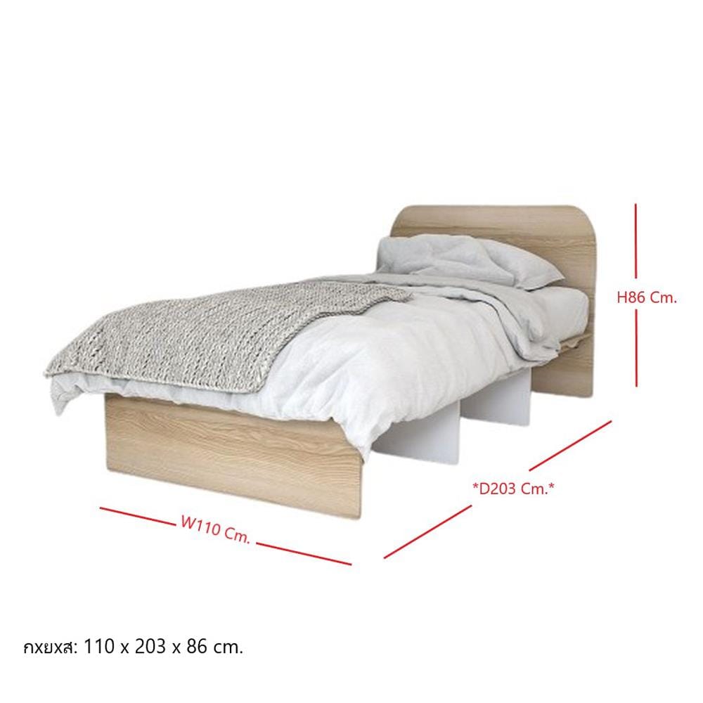 เตียง 3.5 ฟุต KONCEPT EMBRACE&nbsp;19225464 สีลินด์เบิร์ก/ขาว
