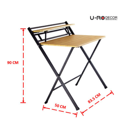 โต๊ะทำงาน U-RO DECOR SYDNEY 000002065 83.5 ซม. สีโอ๊ค_3