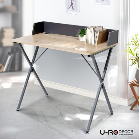 โต๊ะทำงาน U-RO DECOR EXTREME 000001978 90 ซม. สีโอ๊ค_4