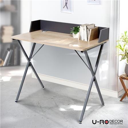โต๊ะทำงาน U-RODECOR EXTREME 000001978 90 ซม. สีโอ๊ค_4
