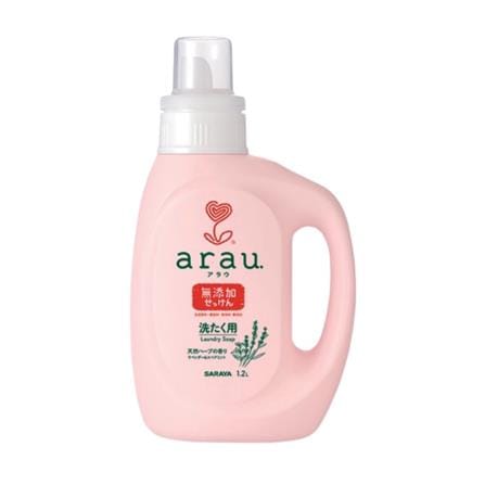 น้ำยาซักผ้าออร์แกนิก ARAU 1.2 ลิตร กลิ่นลาเวนเดอร์และสเปียร์มินท์_0