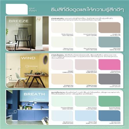 สีน้ำทาภายใน ชนิดกึ่งเงา DULUX BETTER LIVING BASE A สีขาว 1 แกลลอน_2