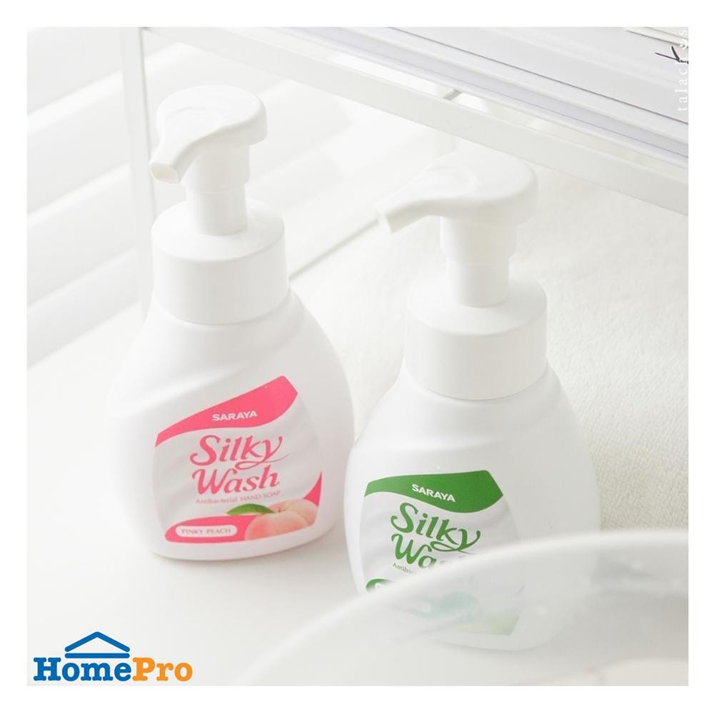 โฟมล้างมือ SILKY WASH 300 มล. GREEN APPLE