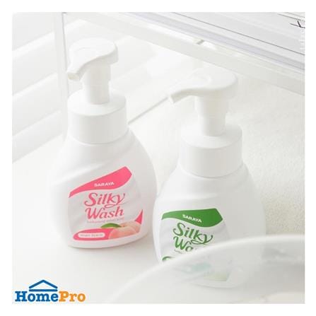 โฟมล้างมือ SILKY WASH 300 มล. GREEN APPLE_3
