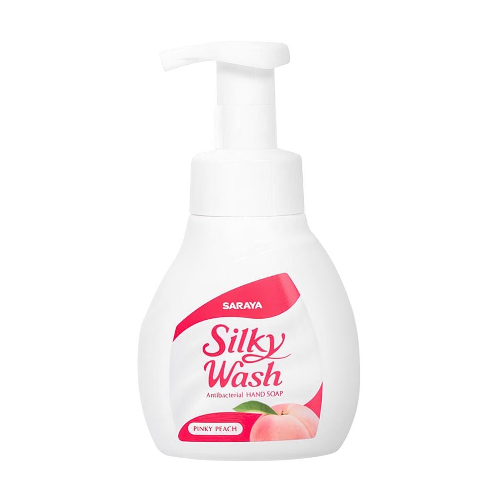 โฟมล้างมือ SILKY WASH 300 มล. PINKY PEACH