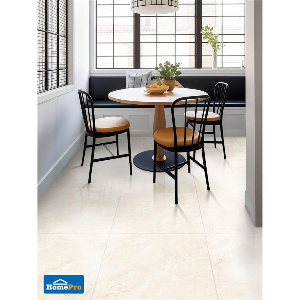 กระเบื้องพื้นพอร์ซเลน 60x60 ซม. TARA คาลิน่า เบจ A 1.44 ตร.ม.