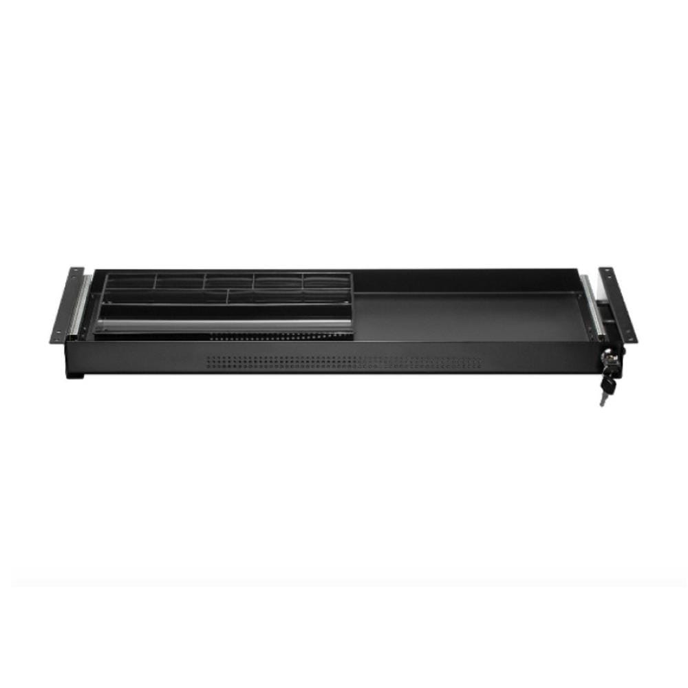 ลิ้นชักใต้โต๊ะแบบหนีบ ERGOTREND TIDY ULTRA-SLIM สีดำ