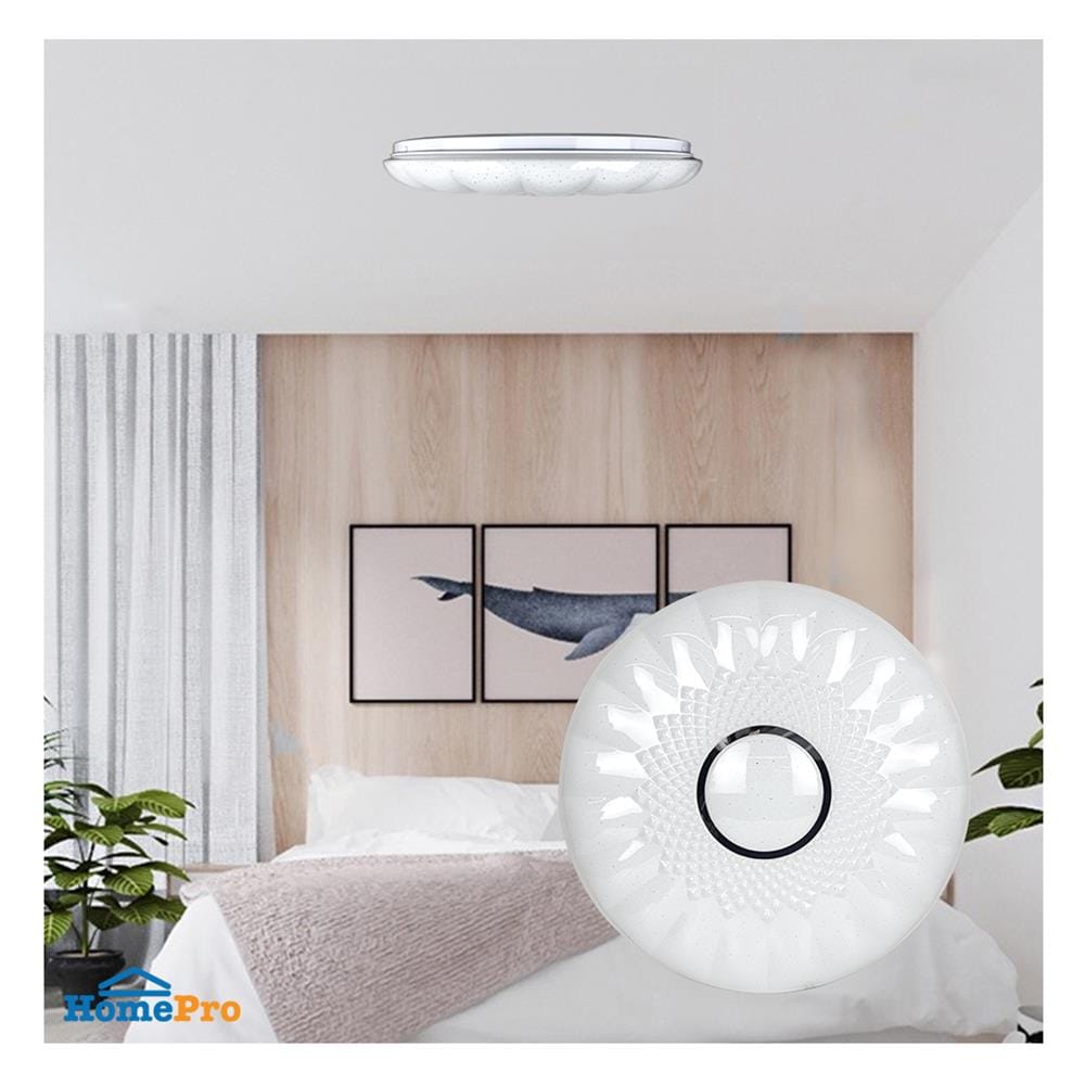 ไฟเพดาน LED LUMAX 03-A1568 19 นิ้ว 60 วัตต์ DAYLIGHT/COOL WHITE/WARM WHITE สีขาว