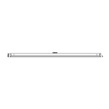 ชุดรางนีออน LED SHINING T8 S-TSR01865R-1GL 18 วัตต์ DAYLIGHT_5