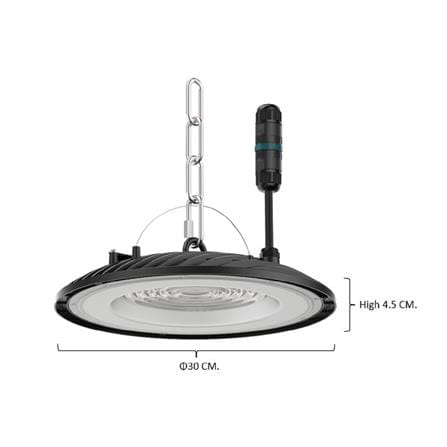 โคมไฮเบย์ LED PANASONIC NYV20063BE1A 200 วัตต์ DAYLIGHT สีดำ_8