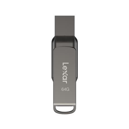แฟลชไดร์ฟ 3.1 64GB LEXAR DUAL DRIVE D400 สีเงิน_0