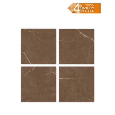 กระเบื้องพื้นพอร์ซเลน 80x80 ซม. TARA ซาเวีย น้ำตาล A 1.92 ตร.ม._1