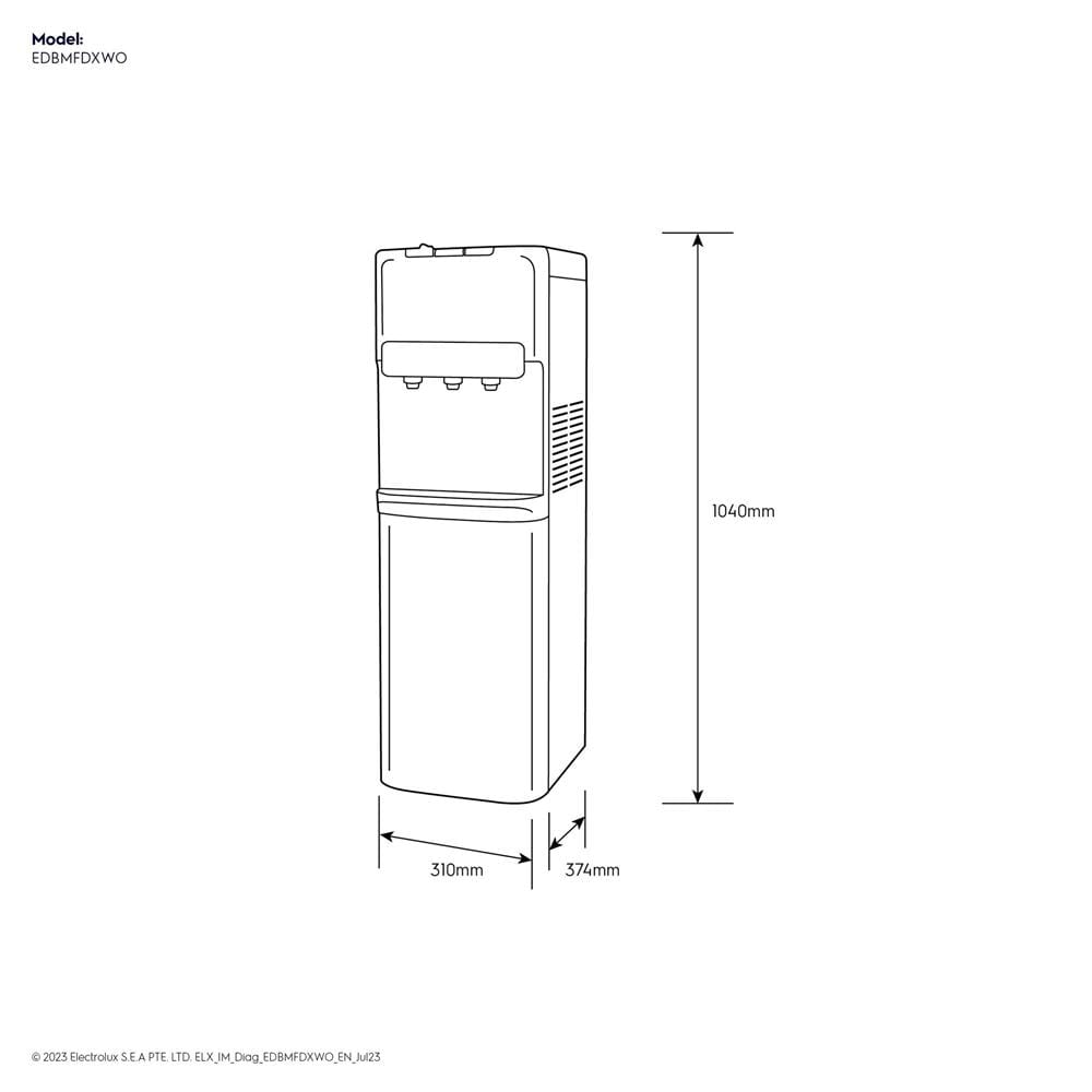 ตู้น้ำดื่ม ELECTROLUX EDBMFDXWO