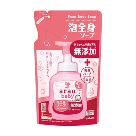 รีฟิลโฟมอาบน้ำและสระผม 2 IN 1 ARAU BABY 400 มล._0