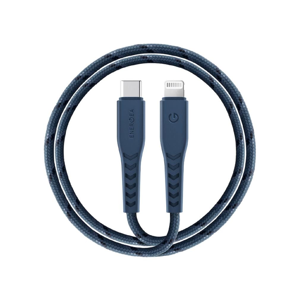 สายชาร์จ USB-C TO LIGHTNING ENERGEA NYLOFLEX 1.5 เมตร สีน้ำเงิน