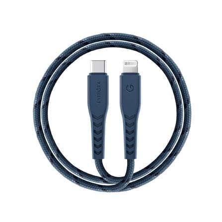 สายชาร์จ USB-C TO LIGHTNING ENERGEA NYLOFLEX 1.5 เมตร สีน้ำเงิน