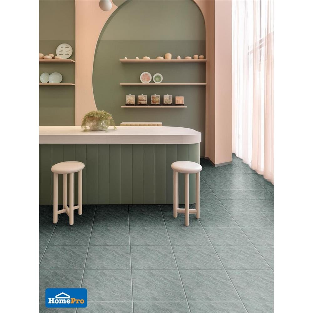 กระเบื้องพื้น 40x40 ซม. TARA เลล่ามาร์เบิ้ล เทาเข้ม 0.96 ตร.ม.