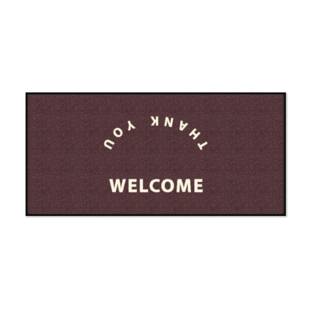 พรมเช็ดเท้าดักฝุ่น KLEEN-TEX WELCOME-T 70X150 ซม. สีน้ำตาล