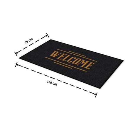พรมเช็ดเท้าดักฝุ่น KLEEN-TEX WELCOME 70X150 ซม. สีดำ_6