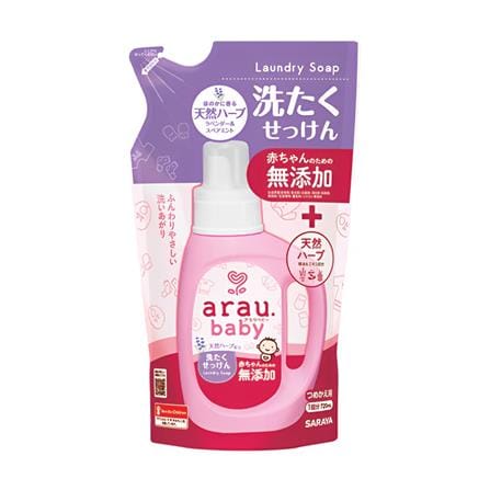 รีฟิลน้ำยาซักผ้าเด็ก ARAU BABY 1,500 มล. LAVENDER AND SPEARMINT_0