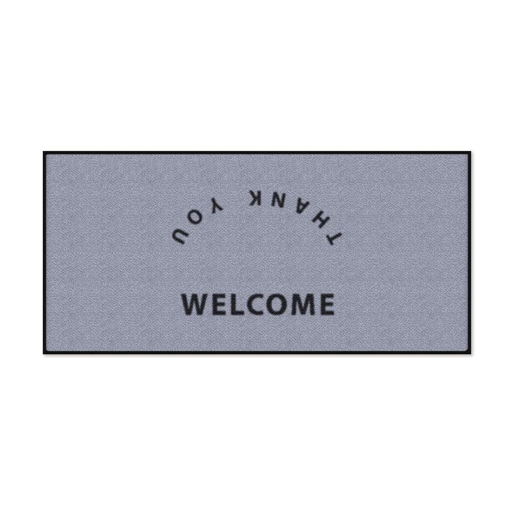พรมเช็ดเท้าดักฝุ่น KLEEN-TEX WELCOME 70X150 ซม. สีเทา