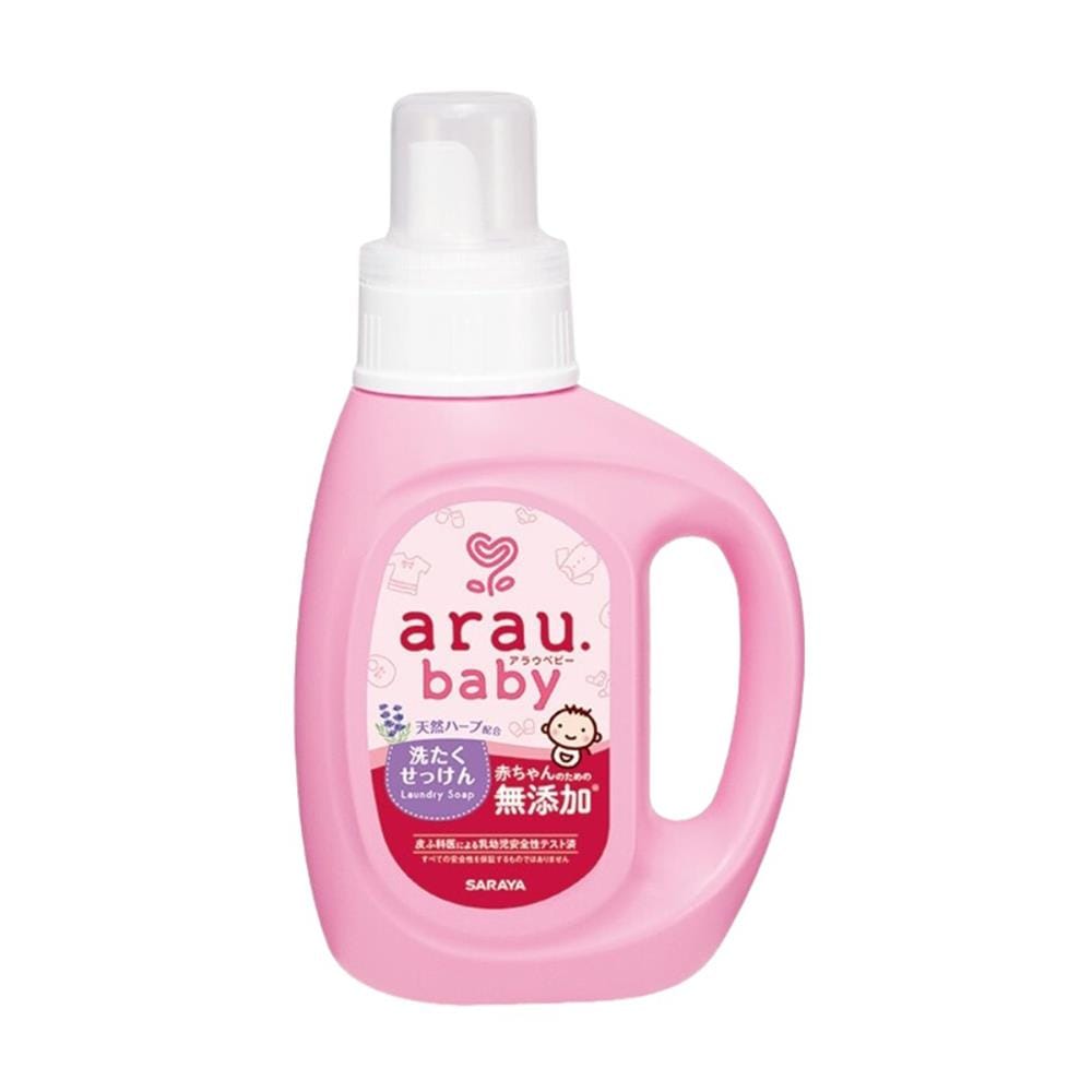 น้ำยาซักผ้าเด็ก ARAU BABY 800 มล. กลิ่นลาเวนเดอร์และสเปียร์มินท์