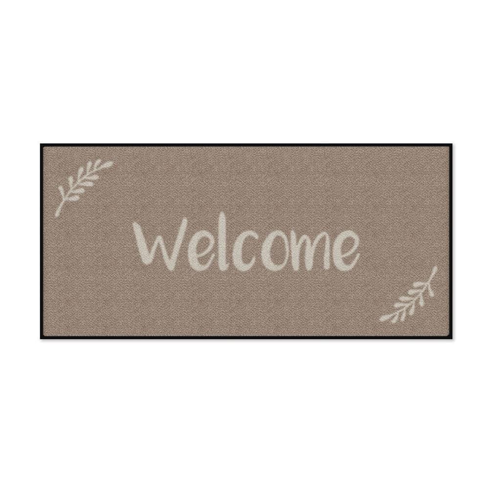 พรมเช็ดเท้าดักฝุ่น KLEEN-TEX WELCOME 70X150 ซม. สีน้ำตาล