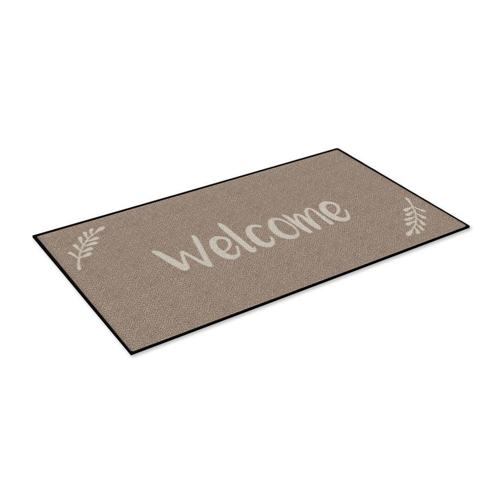 พรมเช็ดเท้าดักฝุ่น KLEEN-TEX WELCOME 70X150 ซม. สีน้ำตาล