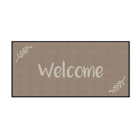 พรมเช็ดเท้าดักฝุ่น KLEEN-TEX WELCOME 70X150 ซม. สีน้ำตาล_0
