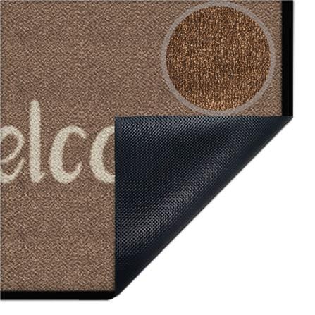 พรมเช็ดเท้าดักฝุ่น KLEEN-TEX WELCOME 70X150 ซม. สีน้ำตาล_1