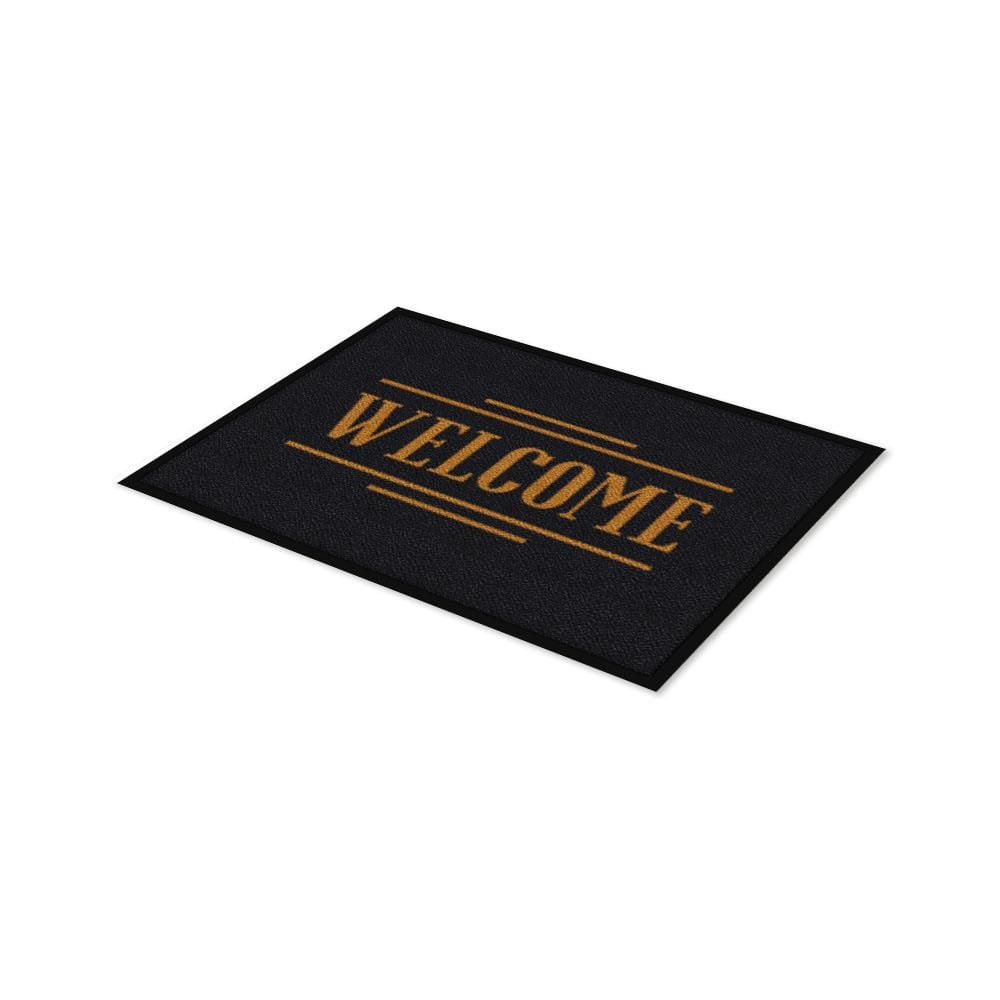 พรมเช็ดเท้าดักฝุ่น KLEEN-TEX WELCOME 60X85 ซม. สีดำ