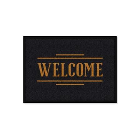 พรมเช็ดเท้าดักฝุ่น KLEEN-TEX WELCOME 60X85 ซม. สีดำ