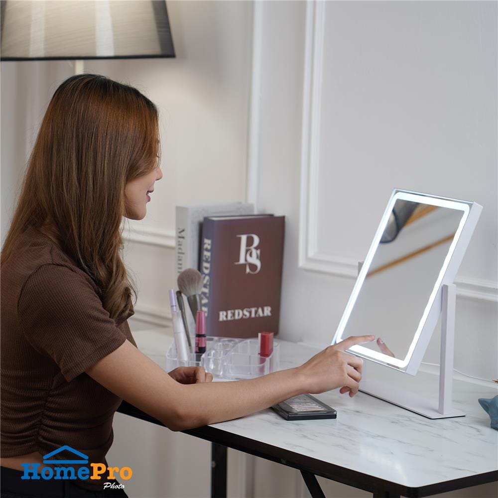 กระจกส่องหน้า LED MOYA K23120 สีขาว