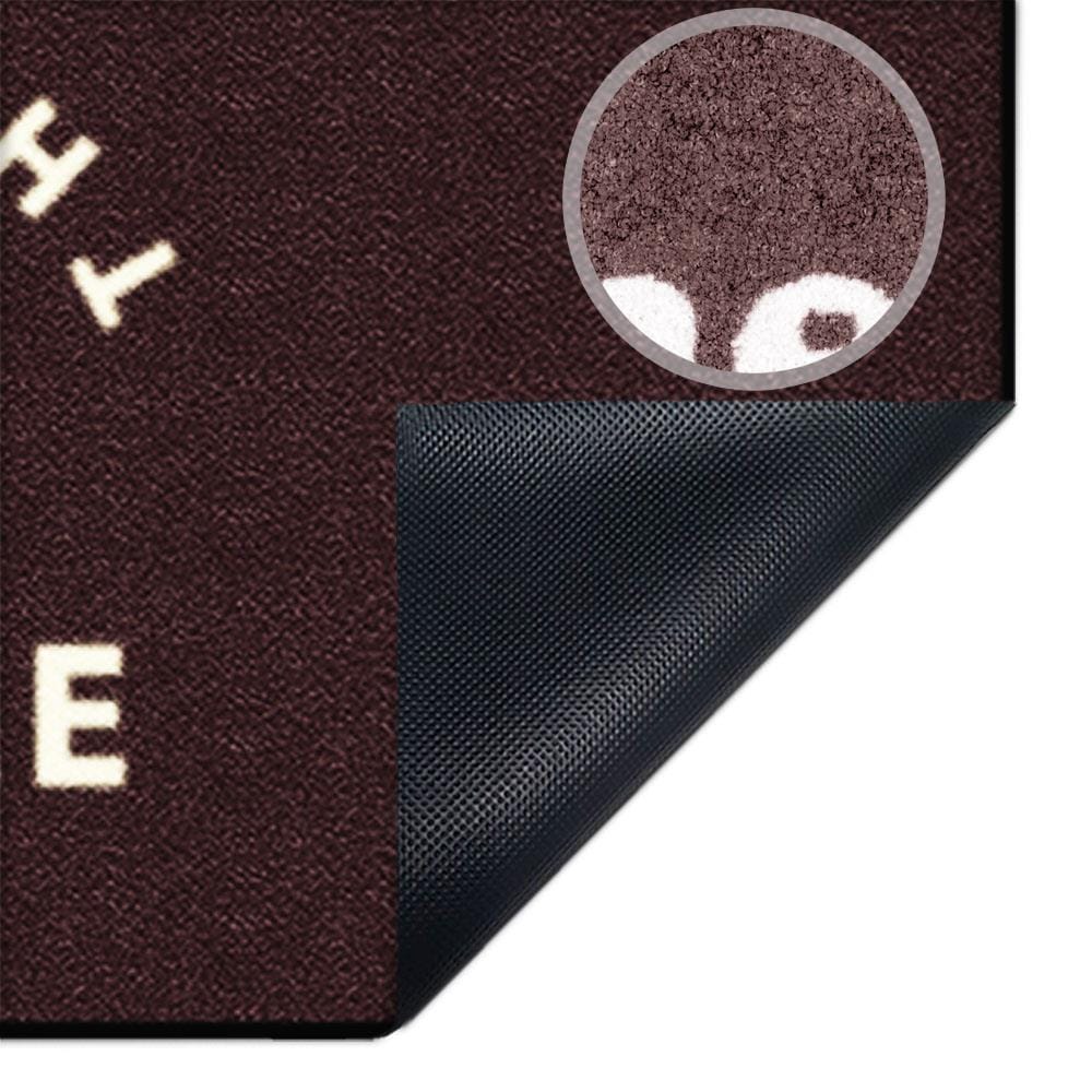 พรมเช็ดเท้าดักฝุ่น KLEEN-TEX WELCOME-T 60X85 ซม. สีน้ำตาล