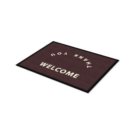 พรมเช็ดเท้าดักฝุ่น KLEEN-TEX WELCOME-T 60X85 ซม. สีน้ำตาล_2