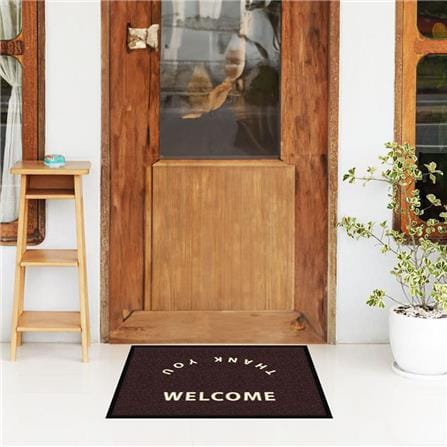 พรมเช็ดเท้าดักฝุ่น KLEEN-TEX WELCOME-T 60X85 ซม. สีน้ำตาล_5