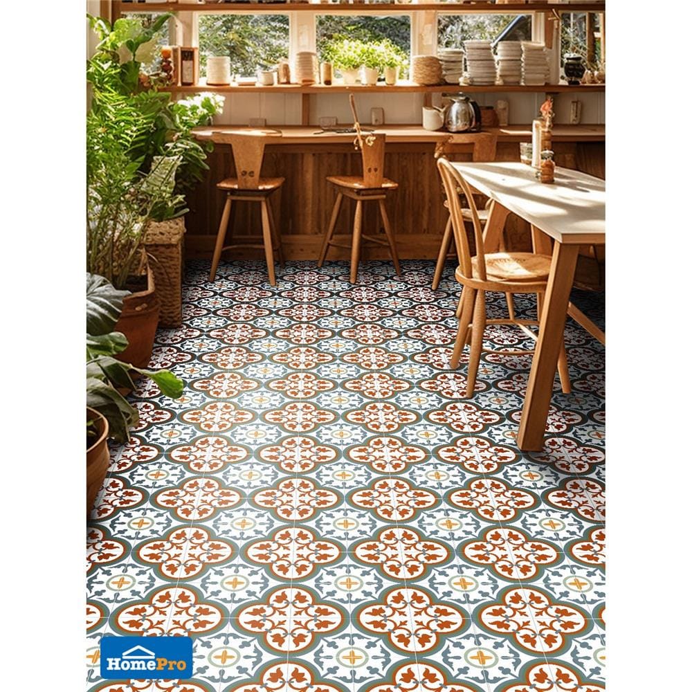 กระเบื้องพื้นพอร์ซเลน 20x20 ซม. TARA อควา เขียว A 1 ตร.ม.