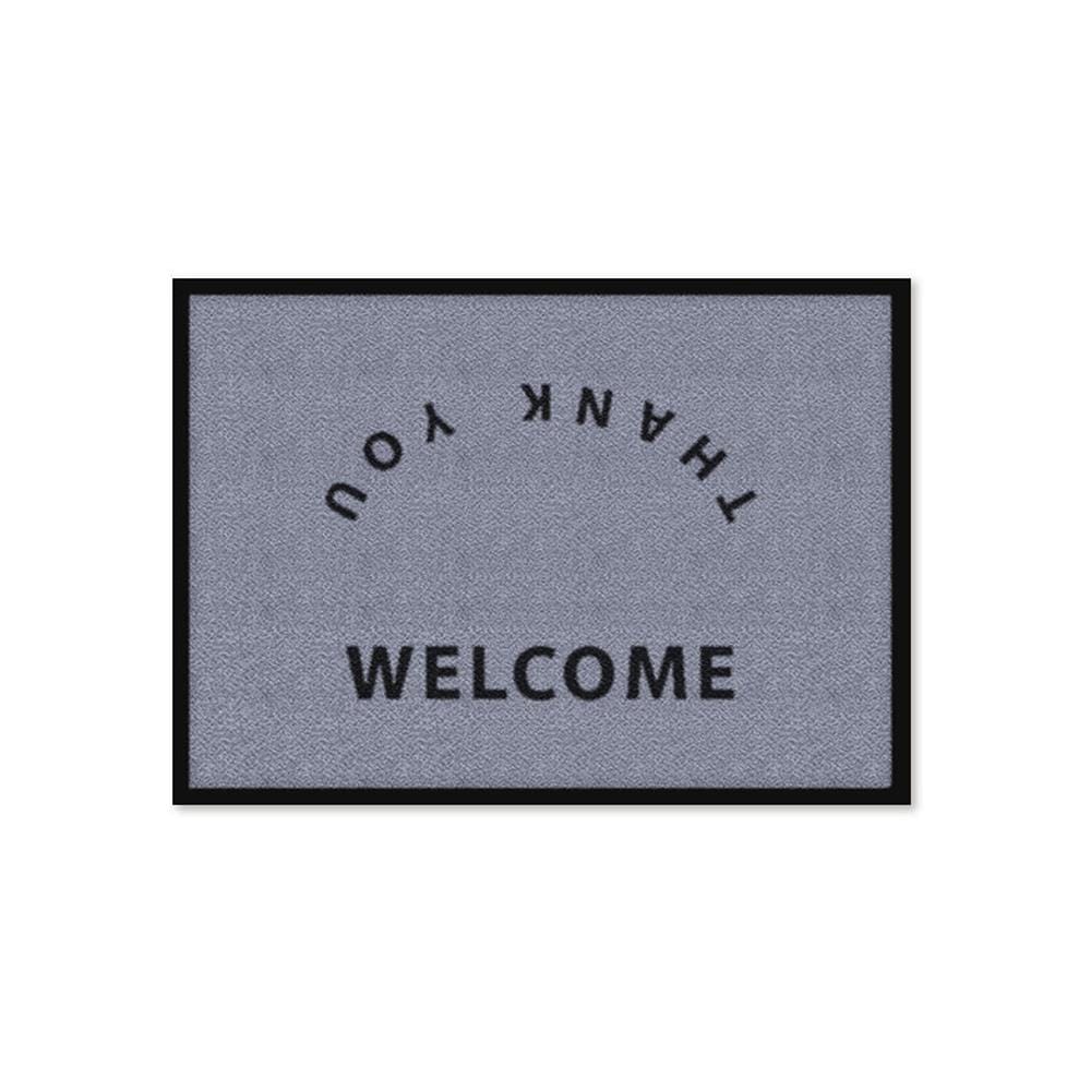 พรมเช็ดเท้าดักฝุ่น KLEEN-TEX WELCOME 60X85 ซม. สีเทา