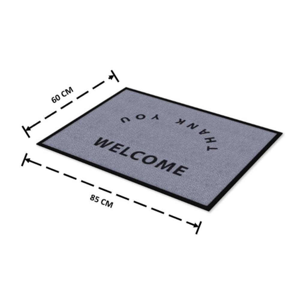 พรมเช็ดเท้าดักฝุ่น KLEEN-TEX WELCOME 60X85 ซม. สีเทา