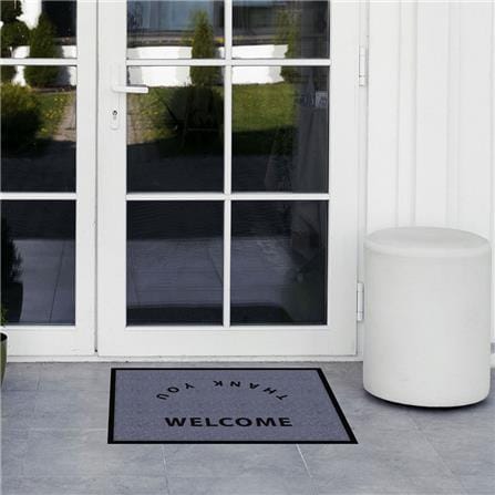 พรมเช็ดเท้าดักฝุ่น KLEEN-TEX WELCOME 60X85 ซม. สีเทา_5