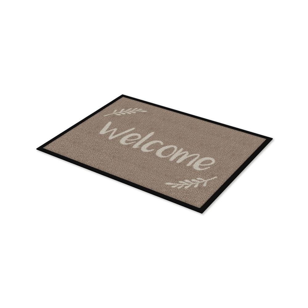 พรมเช็ดเท้าดักฝุ่น KLEEN-TEX WELCOME 60X85 ซม. สีน้ำตาล