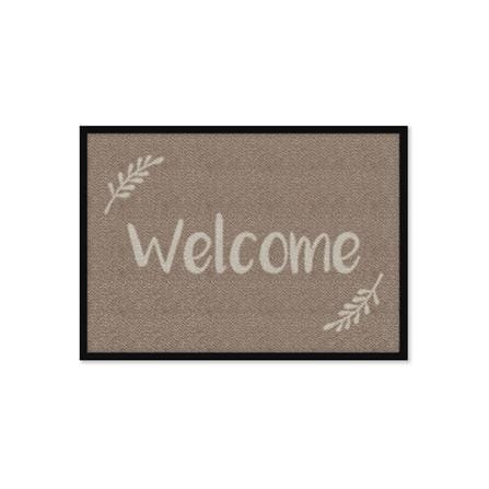 พรมเช็ดเท้าดักฝุ่น KLEEN-TEX WELCOME 60X85 ซม. สีน้ำตาล