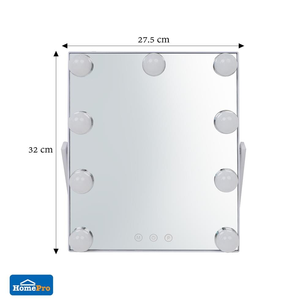 กระจกส่องหน้า LED MOYA K23121 สีขาว