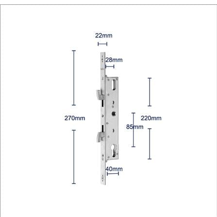 กลอนดิจิตอล ISON H-9903 BL สีดำ_4