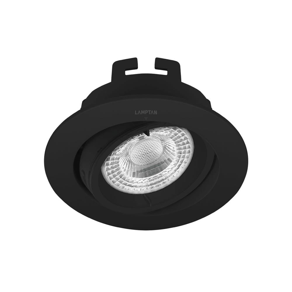 ดาวน์ไลท์ LED LAMPTAN MR16 FULL SET 3.5 นิ้ว 7 วัตต์ WARM WHITE สีดำ