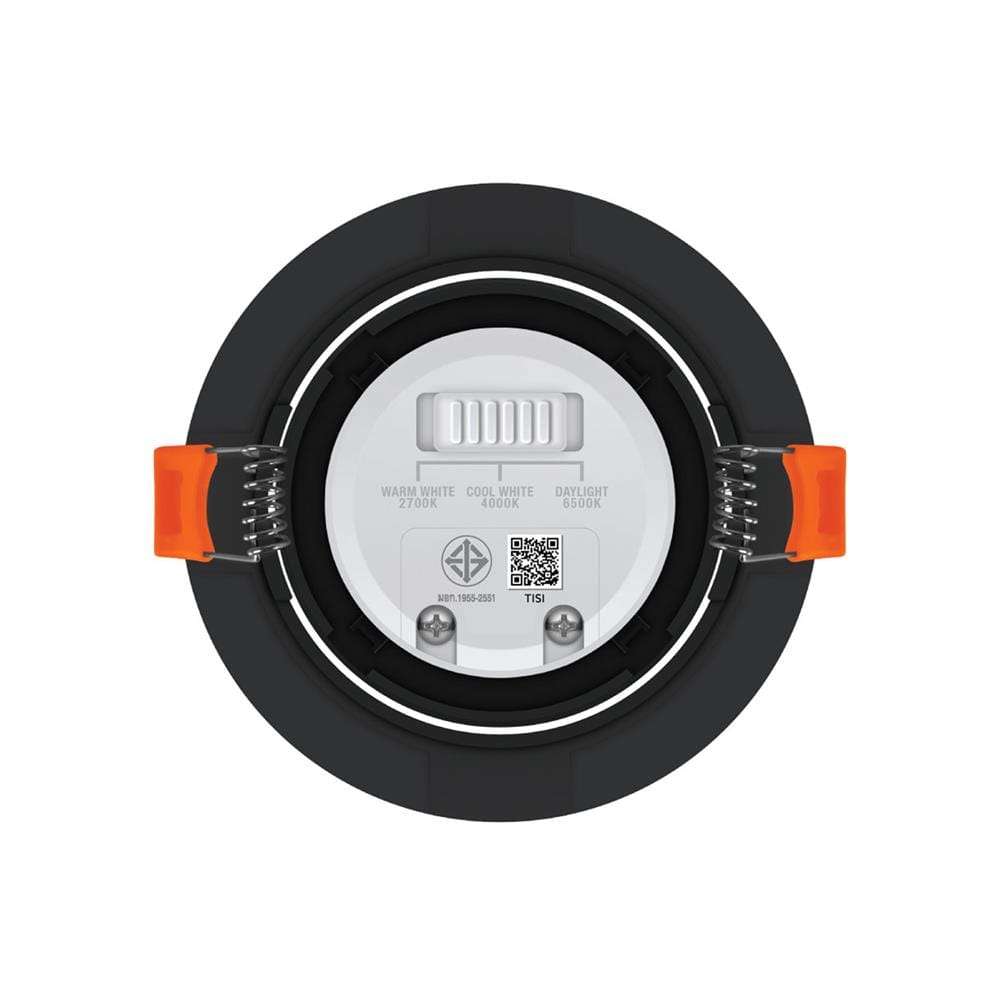 ดาวน์ไลท์ LED LAMPTAN SPOTLIGHT COLOUR CHOICE ADAPT 3.5 นิ้ว 7 วัตต์ DAYLIGHT/COOL WHITE/WARM WHITE สีดำ