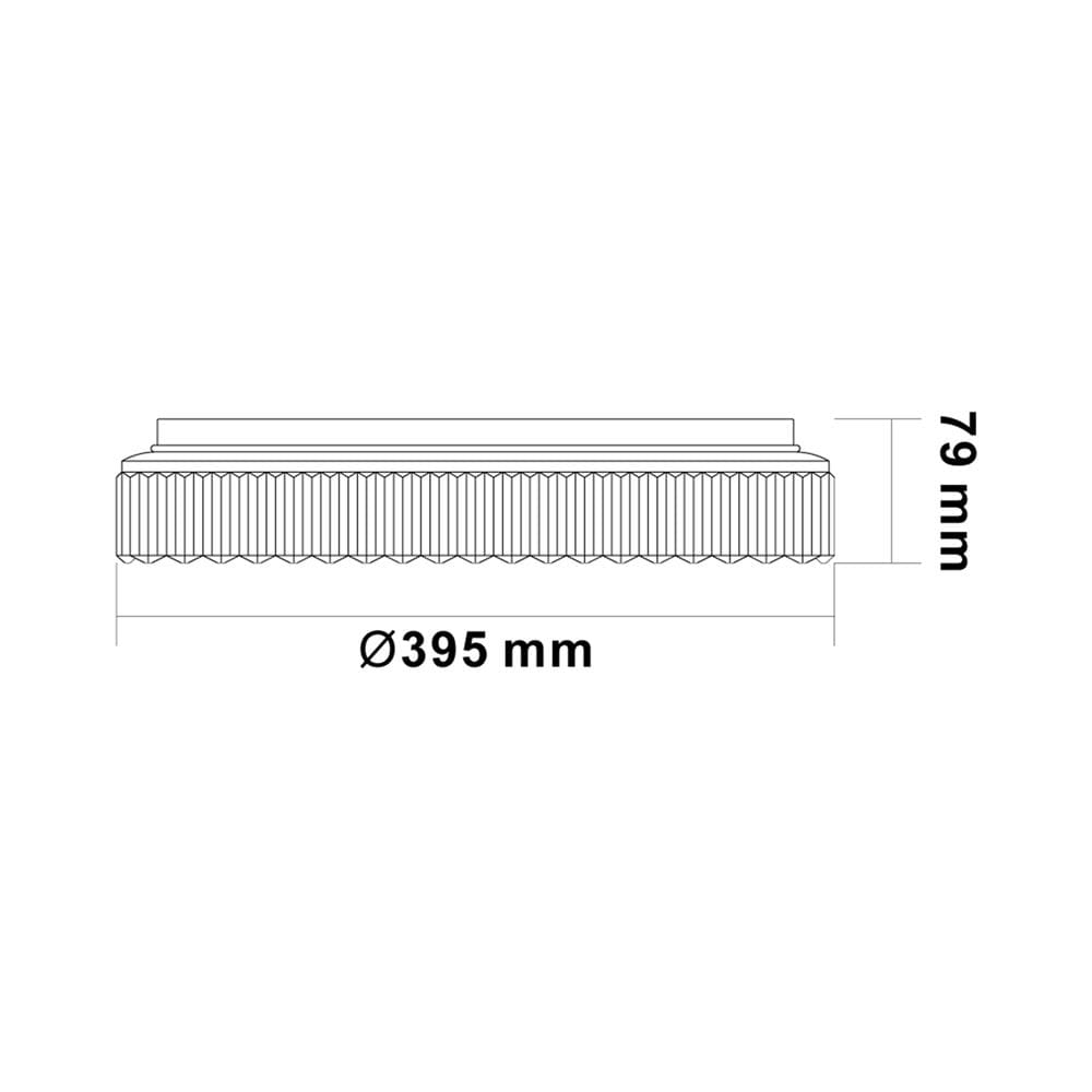 ไฟเพดาน LED SYLVANIA OVALO CRYSTAL PURE 15.55 นิ้ว 36 วัตต์ DAYLIGHT/COOL WHITE/WARM WHITE สีขาว