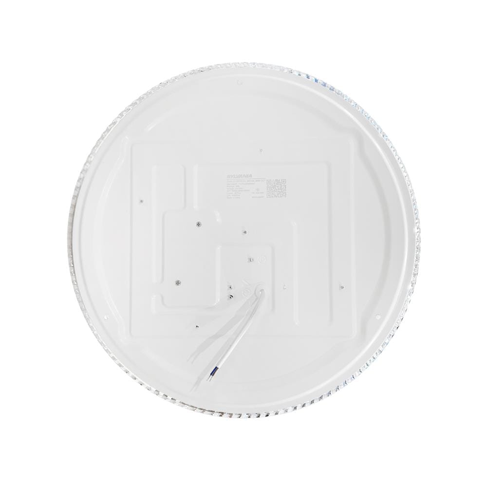 ไฟเพดาน LED SYLVANIA OVALO CRYSTAL MOON 15.35 นิ้ว 36 วัตต์ DAYLIGHT/COOL WHITE/WARM WHITE สีขาว